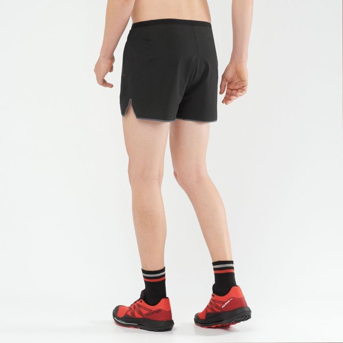 Salomon SENSE AERO 3'' Shorts Herre Sort | lCctiXxD