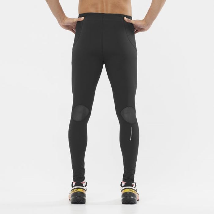 Salomon SENSE AERO Tights Herre Sort | sbPtX5OU