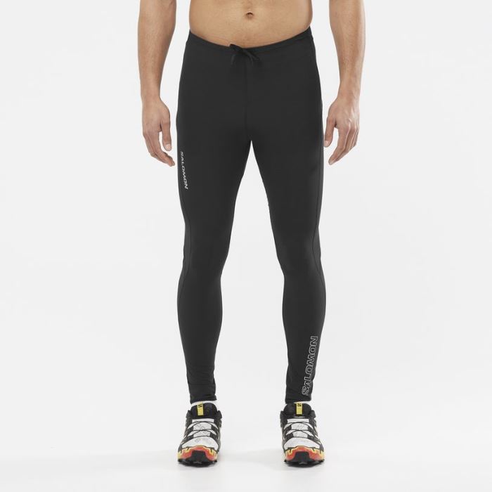 Salomon SENSE AERO Tights Herre Sort | sbPtX5OU