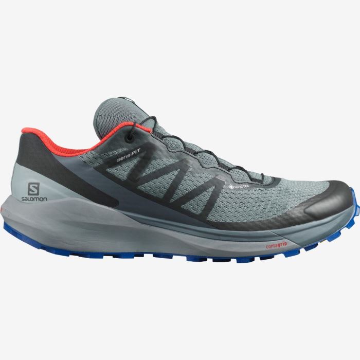 Salomon SENSE RIDE 4 GORE-TEX INVISIBLE FIT Trail Løbesko Herre Lyserød | 73toO8pl