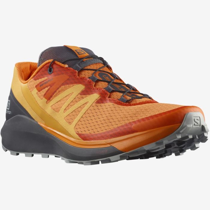 Salomon SENSE RIDE 4 Trail Løbesko Herre Orange | plITiKyO