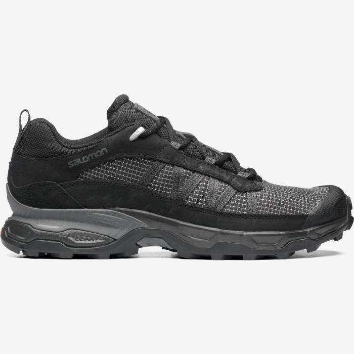 Salomon SHELTER LOW LEATHER Sneakers Dame Sort Sort | wM0PdTVN