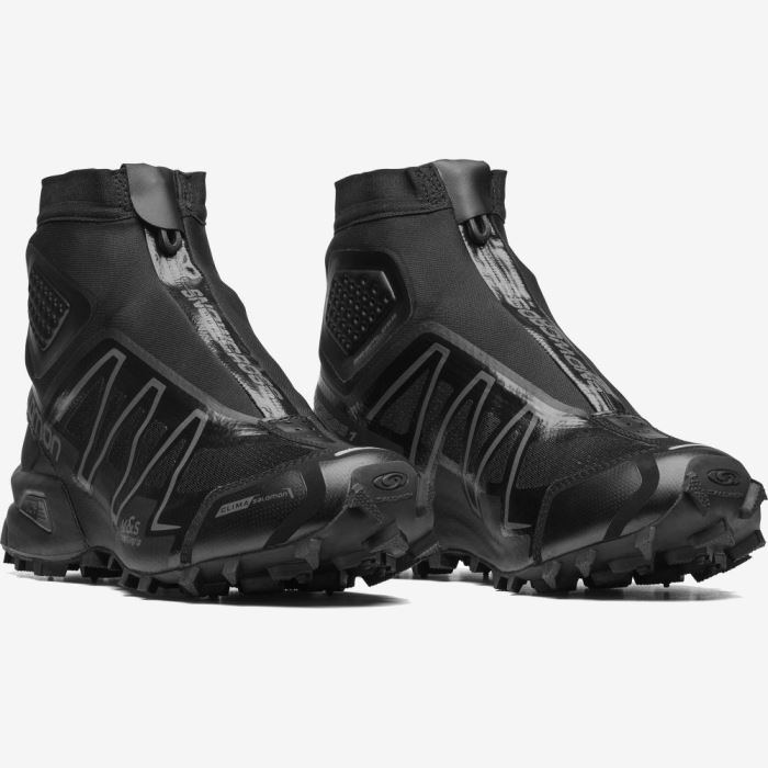 Salomon SNOWCROSS Sneakers Herre Sort Sort | UjB1SuTy