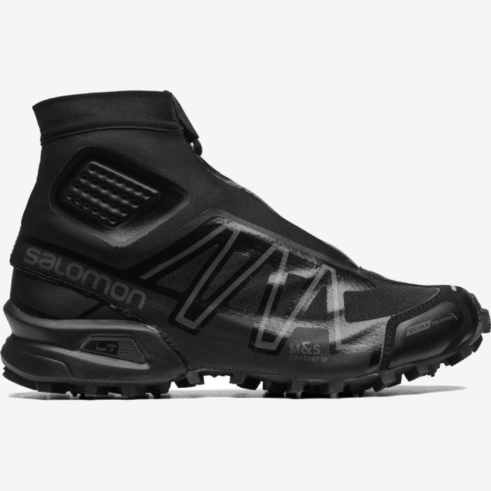 Salomon SNOWCROSS Sneakers Herre Sort Sort | UjB1SuTy