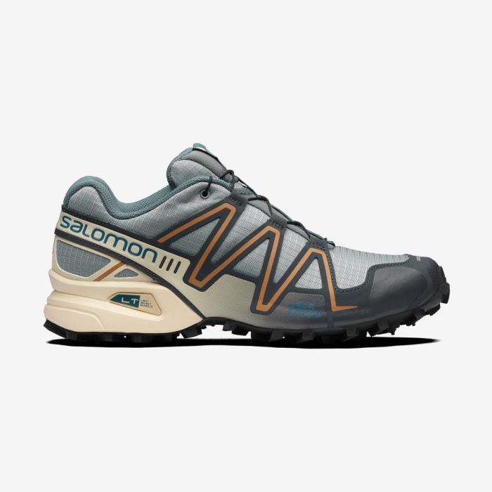 Salomon SPEEDCROSS 3 Sneakers Dame Quarry / Ebony / Bleached Sand | wfaS9Kjk