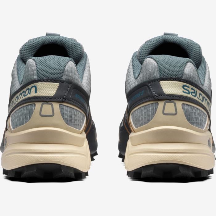 Salomon SPEEDCROSS 3 Sneakers Herre Quarry / Ebony / Bleached Sand | GUjTH0aE