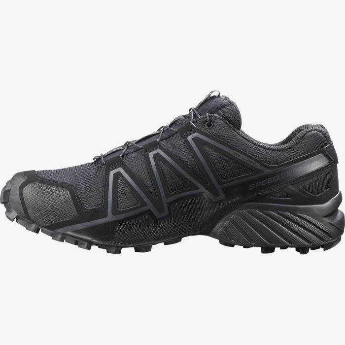 Salomon SPEEDCROSS 4 WIDE FORCES Forces Dame Sort Sort | 1p10Kfjx