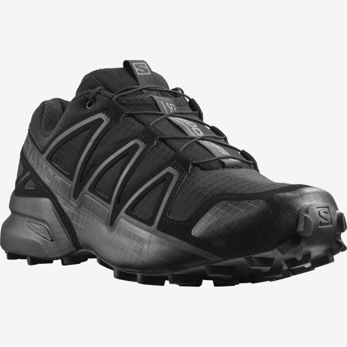 Salomon SPEEDCROSS 4 WIDE FORCES Forces Dame Sort Sort | 1p10Kfjx