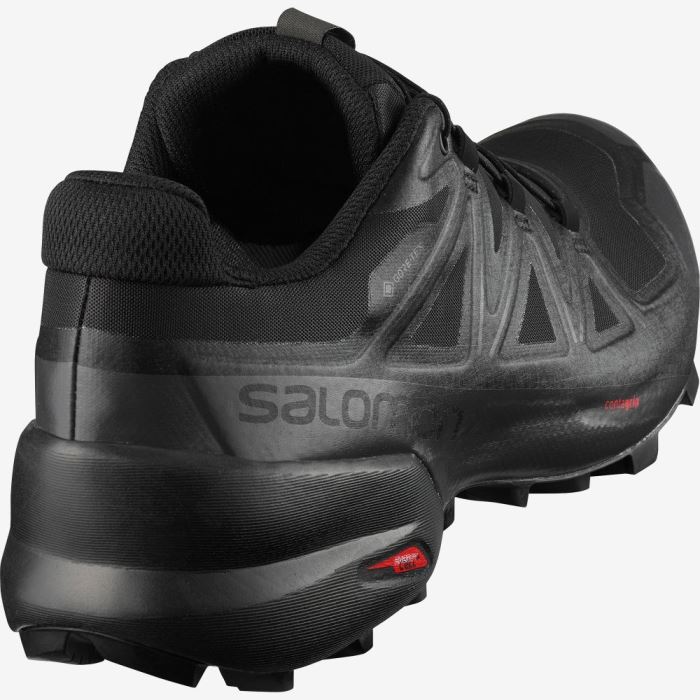 Salomon SPEEDCROSS 5 GORE-TEX Trail Løbesko Herre Sort Sort | xC14JOSK