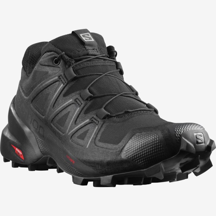 Salomon SPEEDCROSS 5 Trail Løbesko Dame Sort Sort | MvDaP51f