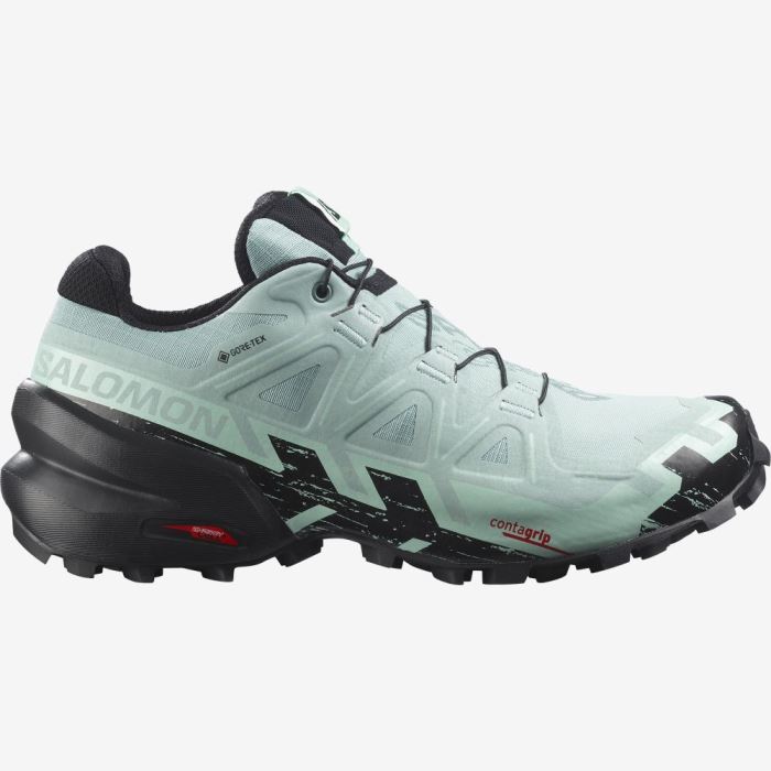 Salomon SPEEDCROSS 6 GORE-TEX Trail Løbesko Dame Sort | ItVn9Yf5