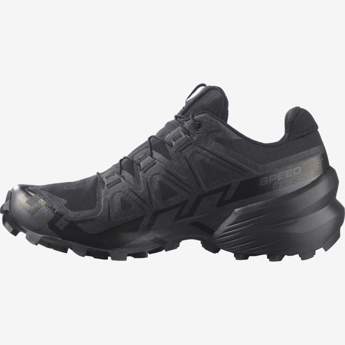 Salomon SPEEDCROSS 6 GORE-TEX Trail Løbesko Dame Sort Sort | Z3We1iQa