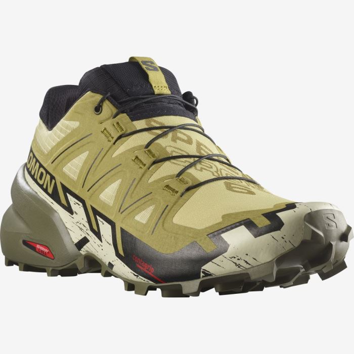 Salomon SPEEDCROSS 6 Trail Løbesko Herre Grøn Sort | YfhdFsX3