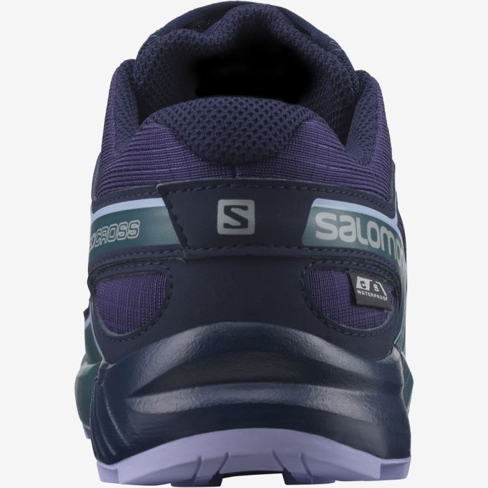 Salomon SPEEDCROSS CLIMASALOMON™ WATERPROOF Vandresko Børn Lilla Blå Lavendel | byP8A4fe