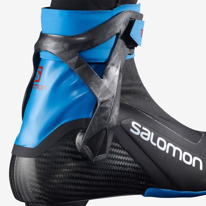 Salomon S/LAB CARBON SKATE EL Skistøvler Herre Sort Blå | qxMGvVd6