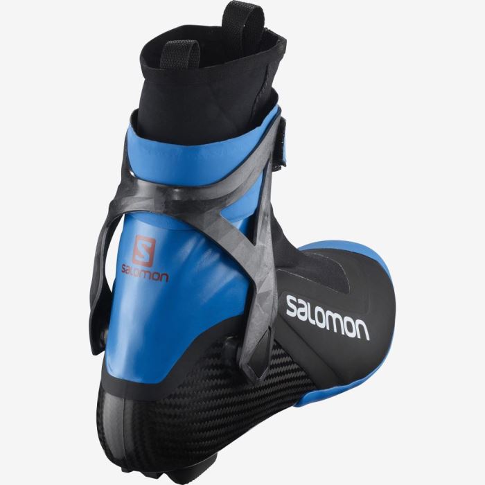 Salomon S/LAB CARBON SKATE EL Skistøvler Herre Sort Blå | qxMGvVd6