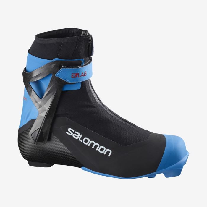 Salomon S/LAB CARBON SKATE EL Skistøvler Herre Sort Blå | qxMGvVd6