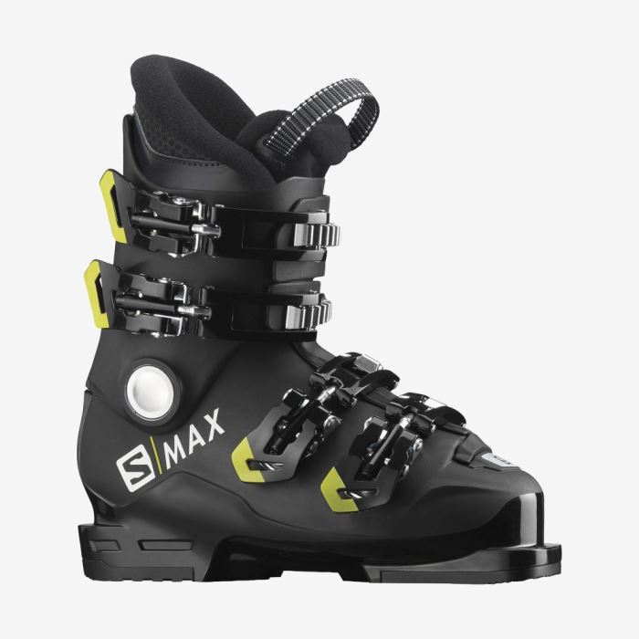 Salomon S/MAX 60 RT Skistøvler Børn Sort Grøn | iKfSUMNO