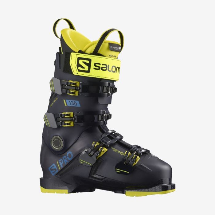 Salomon S/PRO 130 Skistøvler Herre Gul Blå | 7smytih3