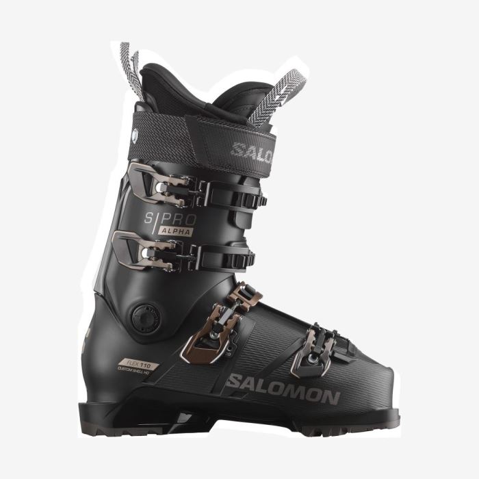 Salomon S/PRO ALPHA 110 Skistøvler Herre Sort Sølv | EwIfdh82