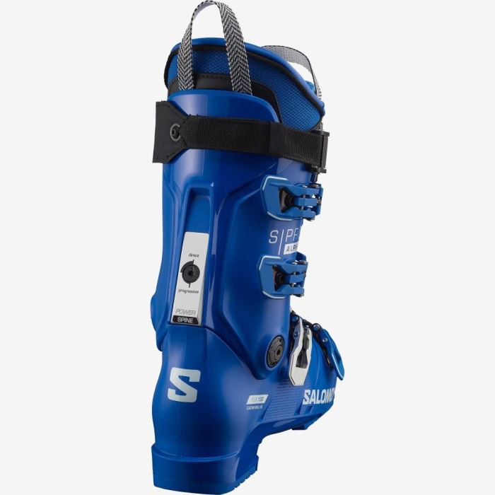 Salomon S/PRO ALPHA 130 EL Skistøvler Herre Blå Hvide | 30KHo0QQ