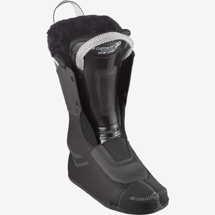 Salomon S/PRO ALPHA 80 Skistøvler Dame Sort Hvide Sølv | j6Zi8AeM