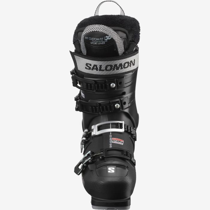 Salomon S/PRO ALPHA 80 Skistøvler Dame Sort Hvide Sølv | j6Zi8AeM