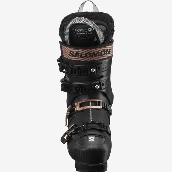 Salomon S/PRO ALPHA 90 Skistøvler Dame Sort Lyserød Guld Sølv | RY01yZ95