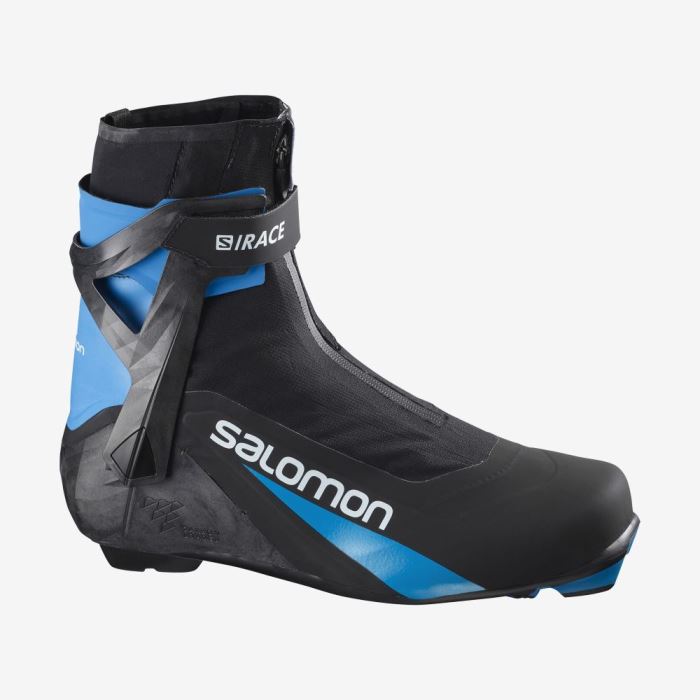 Salomon S/RACE CARBON SKATE EL Skistøvler Dame Sort Blå | 0Ycvjc1l