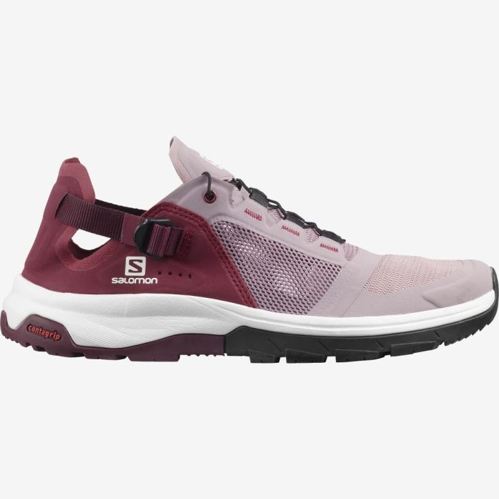 Salomon TECH AMPHIB 4 Strandsko Dame Quail / Rhododendron / Wine Tasting | Nh5XRJEo