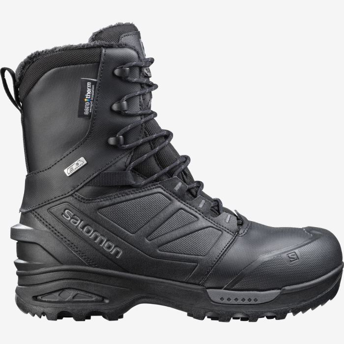 Salomon TOUNDRA FORCES CLIMASALOMON™ WATERPROOF Forces Dame Sort Sort | Wi4tBaEA