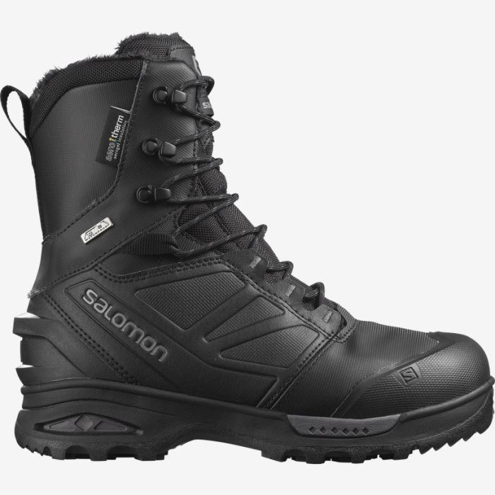 Salomon TOUNDRA PRO CLIMASALOMON™ WATERPROOF Vandresko Herre Sort Sort | c8oUEB3r