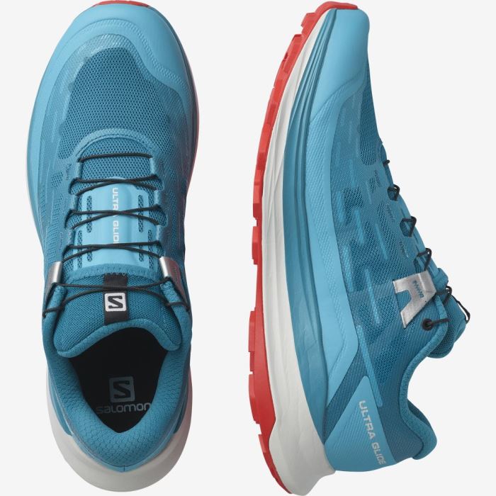 Salomon ULTRA GLIDE Trail Løbesko Herre Turkis | uo66n3Sf