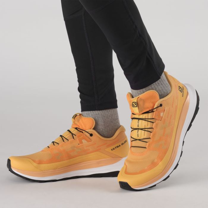 Salomon ULTRA GLIDE Trail Løbesko Herre Orange Orange Hvide | zi3KUJb2