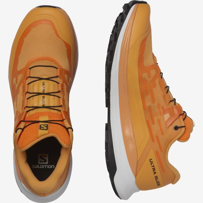 Salomon ULTRA GLIDE Trail Løbesko Herre Orange Orange Hvide | zi3KUJb2