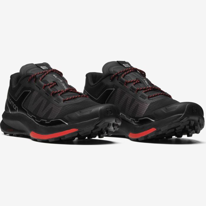 Salomon ULTRA RAID Sneakers Dame Sort Rød Sølv | 4rb8pHLt