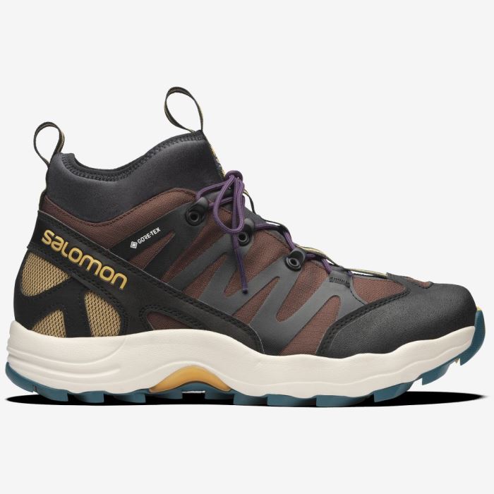 Salomon XA PRO 1 MID GORE-TEX Sneakers Dame Chokolade Sort | AfnHFE5q