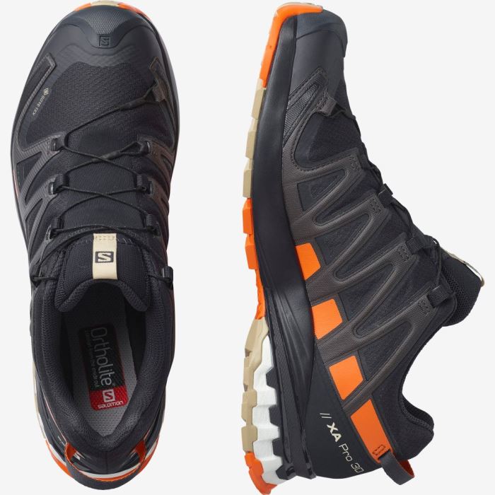 Salomon XA PRO 3D v8 GORE-TEX Trail Løbesko Herre Rød Orange | 8GWsZ0pH