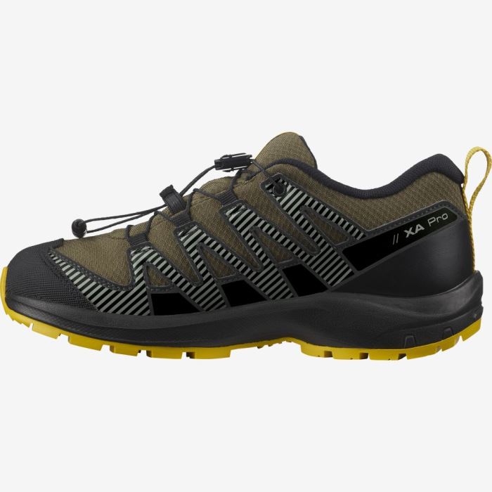 Salomon XA PRO V8 CLIMASALOMON™ WATERPROOF Vandresko Børn Olivengrøn Sort | rSSxqvmG