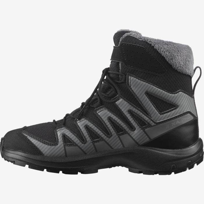 Salomon XA PRO V8 WINTER CLIMASALOMON™ WATERPROOF Vandresko Børn Sort | c2K15mSI