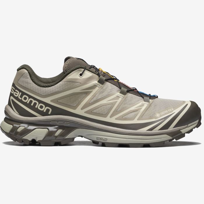 Salomon XT-6 GORE-TEX Sneakers Dame Khaki Brune | NhLAOBP5