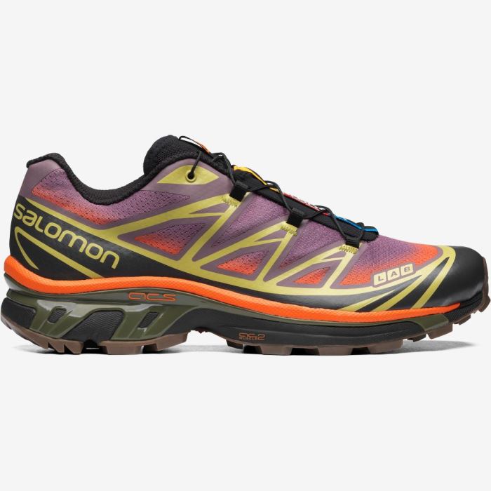 Salomon XT-6 SKYLINE Sneakers Herre Grøn Orange | cTbO89LM