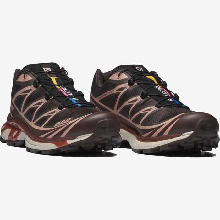 Salomon XT-6 Sneakers Dame Chokolade Beige | N9sTtqrw