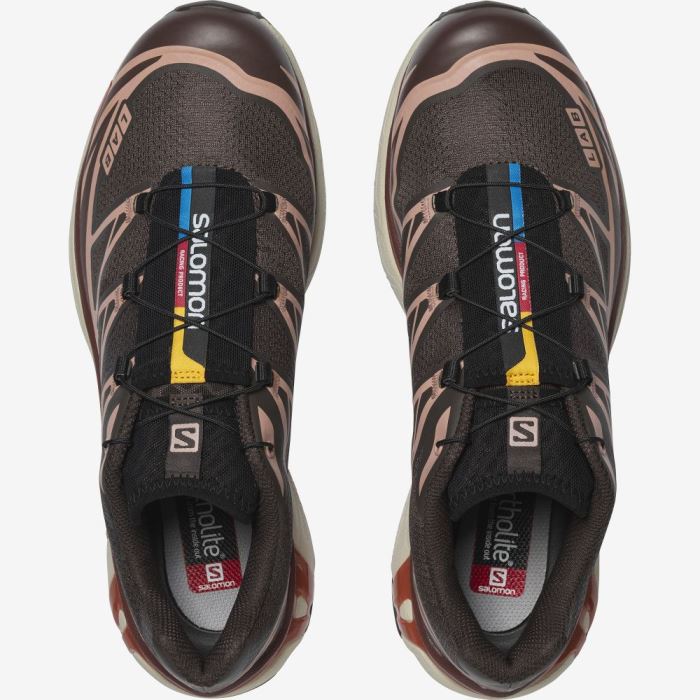 Salomon XT-6 Sneakers Dame Chokolade Beige | N9sTtqrw