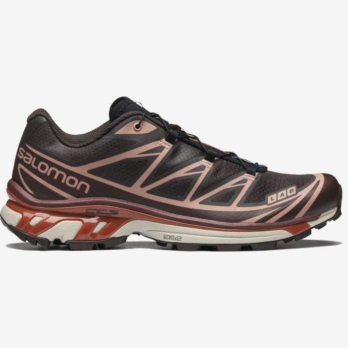 Salomon XT-6 Sneakers Dame Chokolade Beige | N9sTtqrw