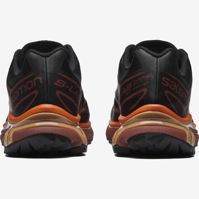 Salomon XT-6 Sneakers Dame Sort Chokolade Lilla Orange | ekdUFnb7