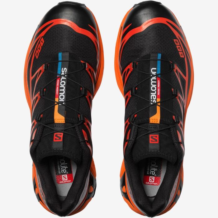 Salomon XT-6 Sneakers Dame Sort Orange | 0nsVYjrC