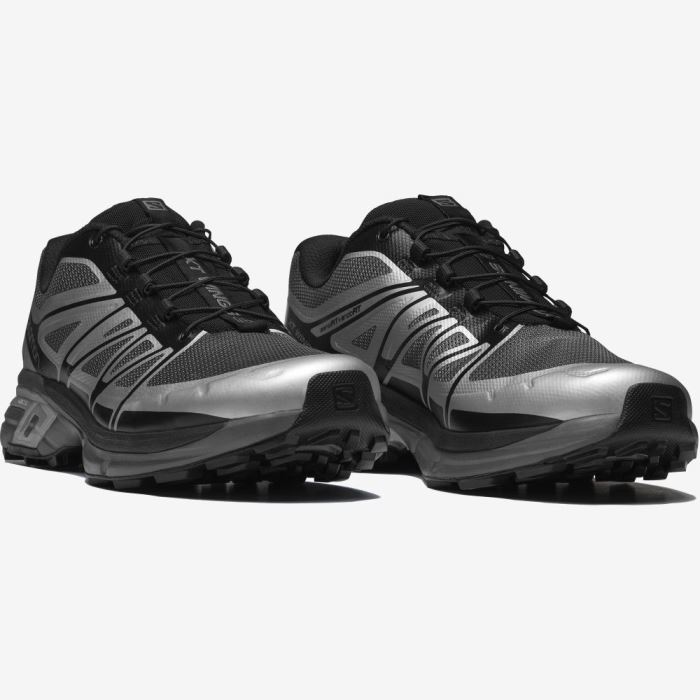 Salomon XT-WINGS 2 Sneakers Dame Sølv Sort | IJ0UDogU