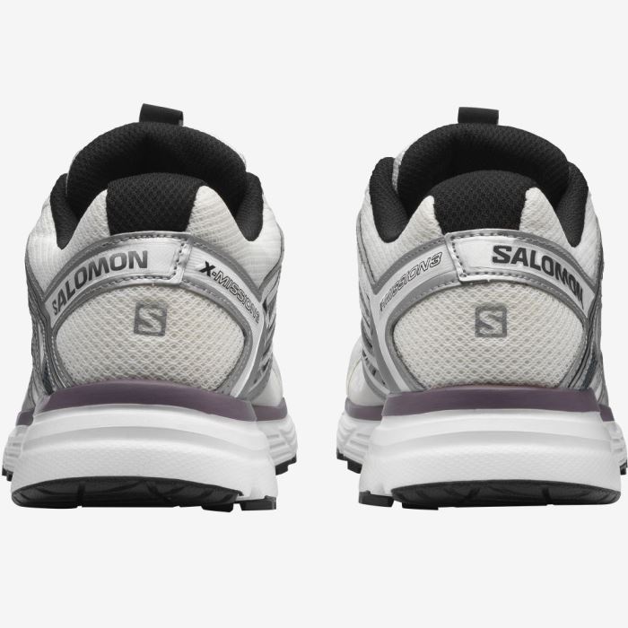 Salomon X-MISSION 3 Sneakers Dame Hvide Sølv Sort | Zg51zJ9w