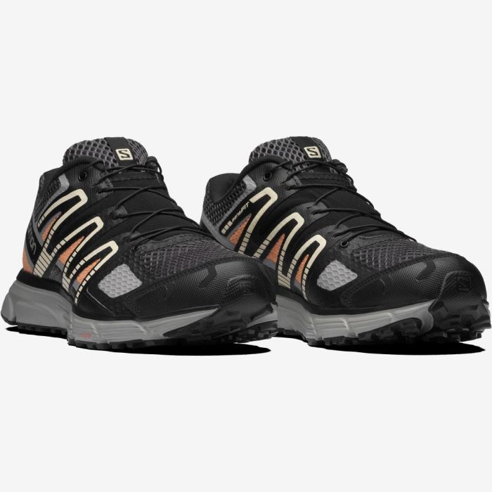 Salomon X-MISSION 4 Sneakers Dame Sort Orange | XwztfB3N